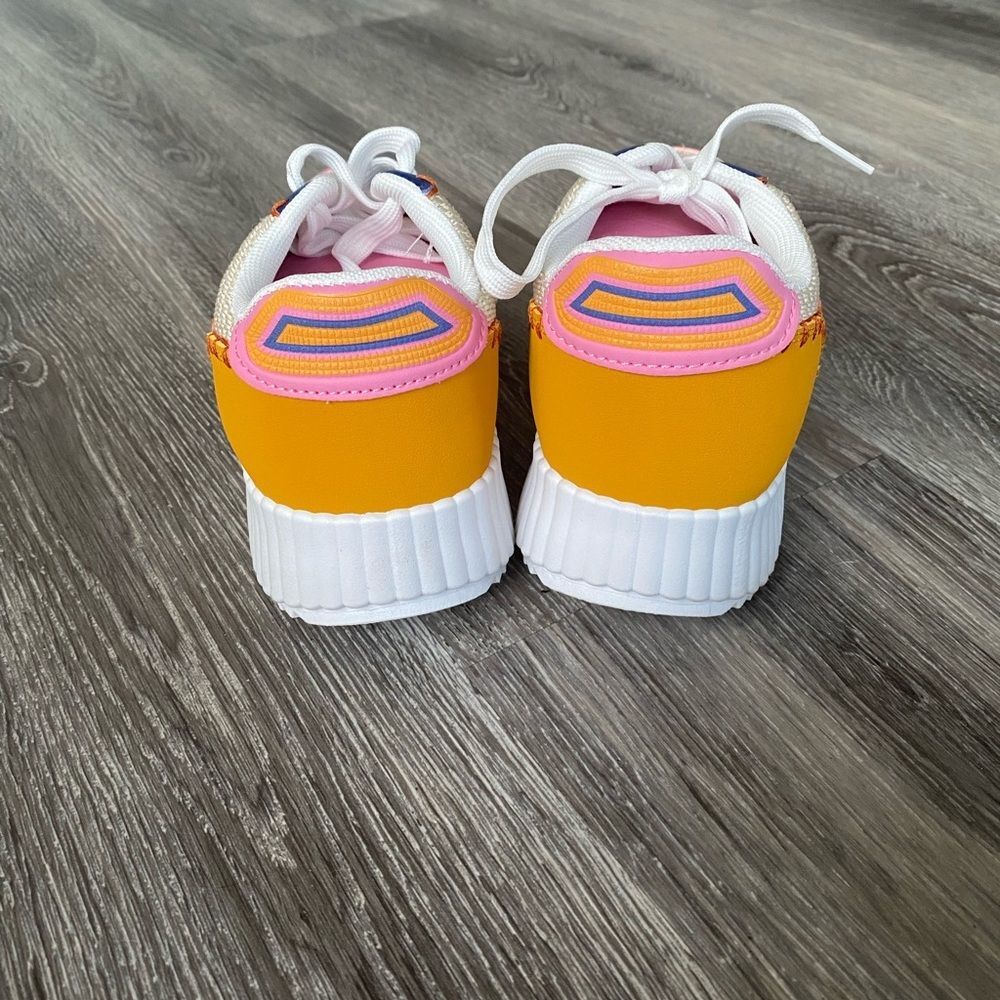 Dirty Laundry Spirited Sneaker Multicolor sz 6.5 Beachy Coastal Vacation NWT - Picture 3 of 7